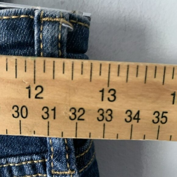 Universal Thread Womens Blue Dark Wash Denim High-Rise Straight Jeans 0/25R - Picture 7 of 9